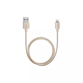 Кабель Deppa USB - Lightning, золотой