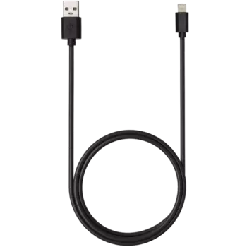 Кабель Gerffins USB-A - Lightning, 1м., черный