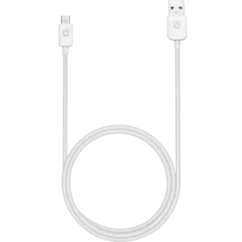 Кабель Gerffins USB-A - Micro USB, 1м., белый