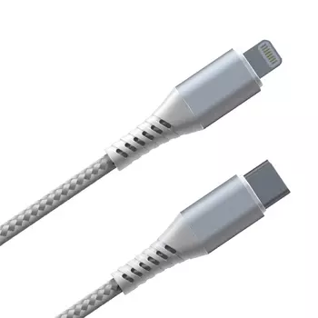 Кабель InterStep Lightning MFI, полский белый