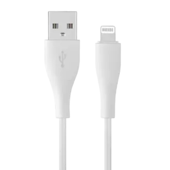 Кабель Stellarway USB A/Lightning 2,4А 1м пвх, белый