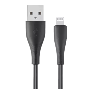 Кабель Stellarway USB A/Lightning 2,4А 1м пвх, черный