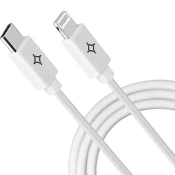 Кабель Stellarway USB-C/Lightning 2,4А 1м, белый