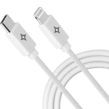 Кабель Stellarway USB-C/Lightning 2,4А 2м, белый