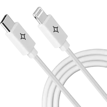 Кабель Stellarway USB-C/Lightning 2,4А 1м, белый