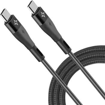 Кабель Stellarway USB-C/USB-C 5А 1м, черный