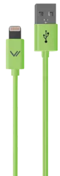 Кабель Vertex Lightning, зеленый