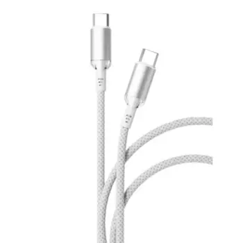 Кабель VLP Diamond USB-C/C 1,2м белый