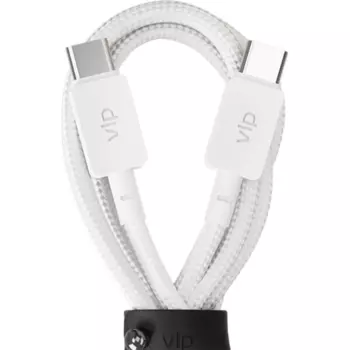 Кабель VLP USBC/C 100W нейлоновый 2м белый