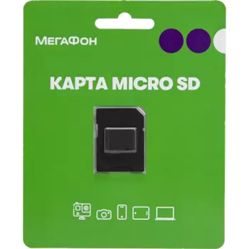Карта памяти SanDisk MicroSD HC 128 ГБ class 10 (с адаптером)