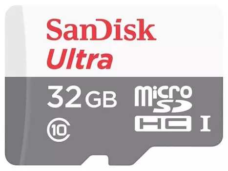 Карта памяти SanDisk Ultra Micro Secure Digital 32 ГБ class 10