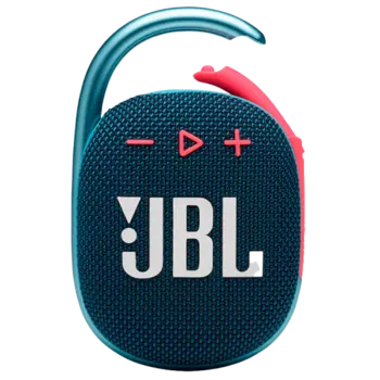 Колонка портативная JBL Clip 4, сине-розовая
