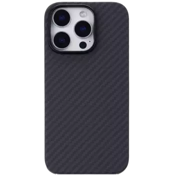 Крышка Stellarway Case with MagSafe для Apple iPhone 16 Pro, кевлар, черный