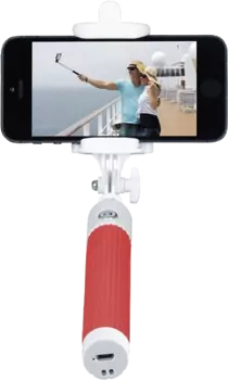 Монопод InterStep MP-115B мини с bluetooth-кнопкой, красный