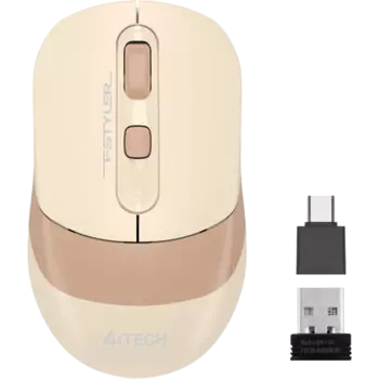 Мышь A4Tech Fstyler FG10CS Air (1968101), бежевый