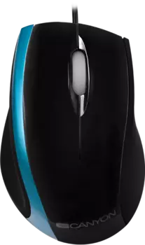 Мышь Canyon CNR-MSO01N, черно-синяя
