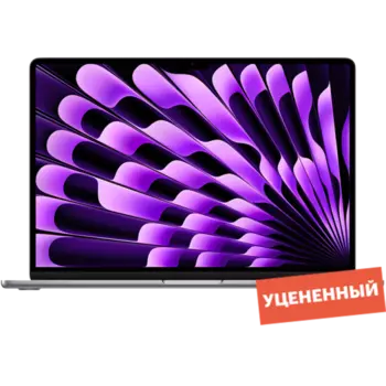 Ноутбук Apple MacBook Air M2, 10-core GPU, 8+512Гб, русская клавиатура, уцененный товар 15.3" (MQKQ3) Серый
