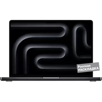 Ноутбук Apple MacBook Pro, M3 Pro, 11-core CPU, 14-core GPU, 18+512Гб 14" MRX33 Черный