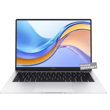 Ноутбук HONOR MagicBook X16 2024, R5 16+512GB, DOS 16" (5301AJYF) Серебристый