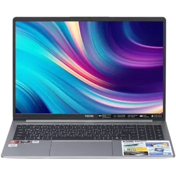 Ноутбук Tecno Megabook К16S R7-5800U 16/1TB WIN 16" Серый