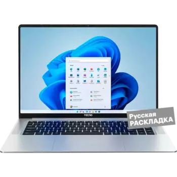 Ноутбук Tecno Megabook S1 i5 512GB WIN 15.6" TCN-S1.15.1240P.W16.512.GR, уцененный товар Серый