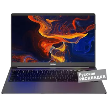 Ноутбук Tecno Megabook T1 15.6" R5 16/512GB (WIN R5-5560U) Серый