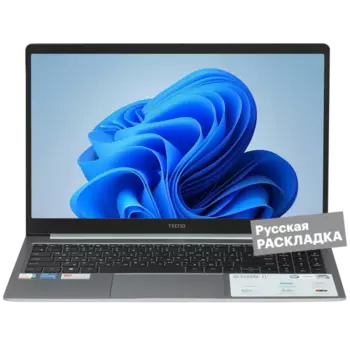 Ноутбук Tecno Megabook T1 i5 512GB WIN 14" TCN-T1.14.1155G7.W16.512.GR Серый