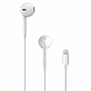 Проводная гарнитура Apple EarPods с разъёмом Lightning, белая (MWTY3FE/А)