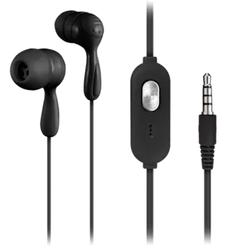 Проводная гарнитура Everstone EV-HDS-15, черная (с кнопкой ответа)