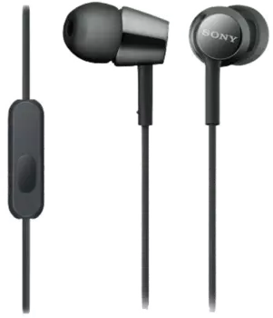 Проводная гарнитура Sony MDR-EX155APB, черная