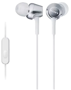 Проводная гарнитура Sony MDR-EX250AP, белая