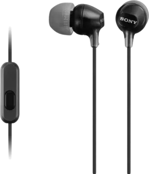 Проводная гарнитура Sony MDREX15APB, черная