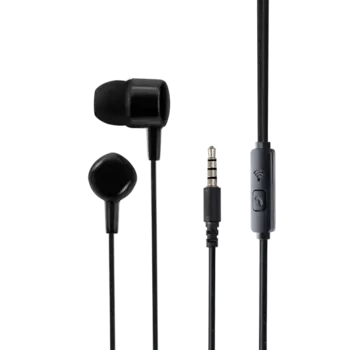 Проводная гарнитура Stellarway STW-HDS2-AUX, черная (с кнопкой ответа)