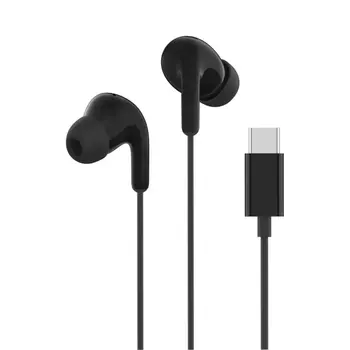 Проводная гарнитура Xiaomi Earphones Type-С, черная (с кнопкой ответа)