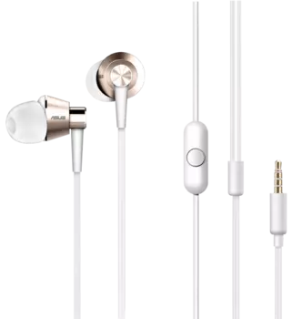 Проводные наушники ASUS Zen-Ear S, белая (с кнопкой ответа)