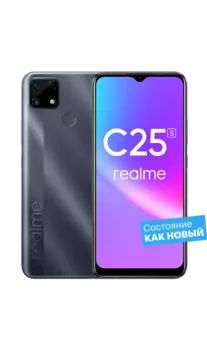 realme C25s 128GB Серый, Б/У, состояние - как новый