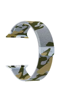 Ремешок Deppa Band Mesh для Apple Watch 42/44 mm, нержавеющая сталь, камуфляж