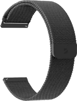 Ремешок Deppa Band Mesh универсальный, 20 mm, нержавеющая сталь, черный