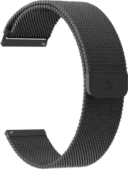 Ремешок Deppa Band Mesh универсальный, 22 mm, нержавеющая сталь, черный