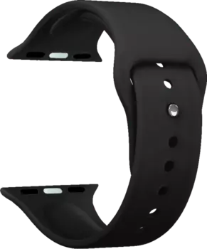 Ремешок Deppa Band Silicone для Apple Watch 38/40 mm, силиконовый, черный