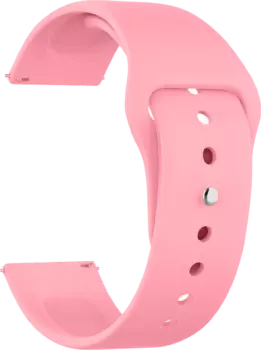 Ремешок Deppa Band Silicone универсальный, 22 mm, силиконовый, розовый