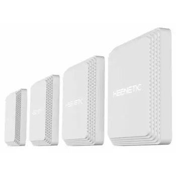 Роутер Keenetic Orbiter Pro 4 Pack KN-2810PACK AC1300, белый