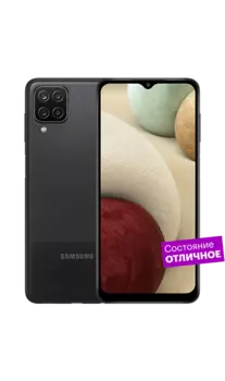 Samsung Galaxy A12 32GB Черный, Б/У, состояние - отличное
