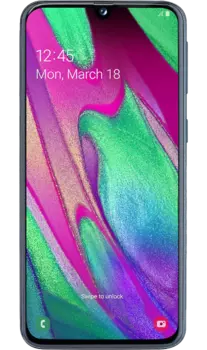 Samsung Galaxy A40 Черный, Б/У, состояние - хорошее