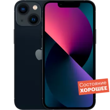 Смартфон Apple iPhone 13 128GB Темная ночь "Хорошее состояние"