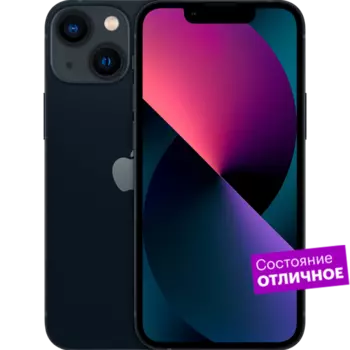 Смартфон Apple iPhone 13 128GB Темная ночь "Отличное состояние"