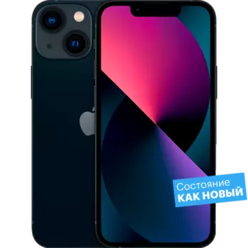 Смартфон Apple iPhone 13 128GB Темная ночь "Как новый"