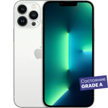 Смартфон Apple iPhone 13 Pro Max 256GB Серебристый "Отличное состояние"