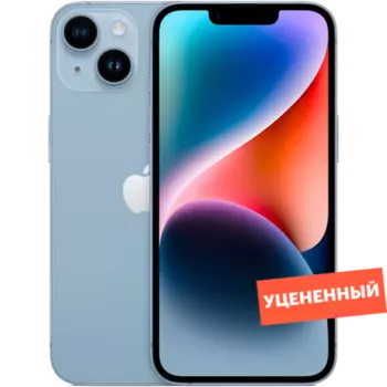 Смартфон Apple iPhone 14 128GB Blue уцененный товар (для других стран)