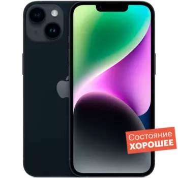 Смартфон Apple iPhone 14 128GB Черный eSIM "Хорошее состояние"